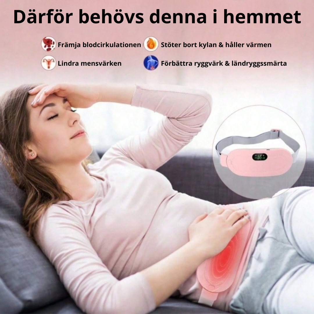 Värmebälte för Menstruationssmärtlindring